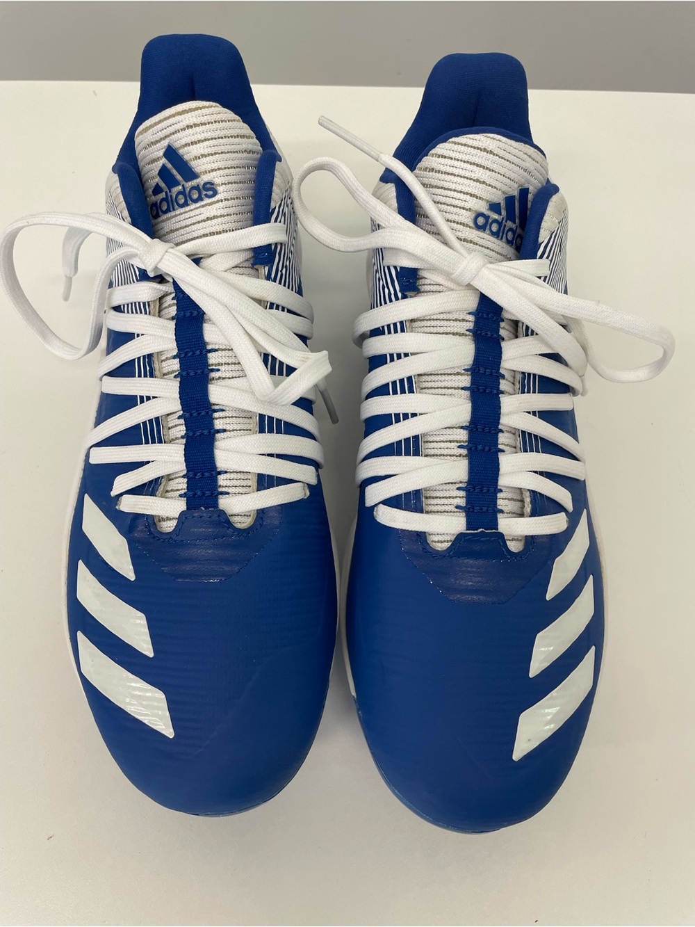 adidas Royal Blue and White Sports Cleats